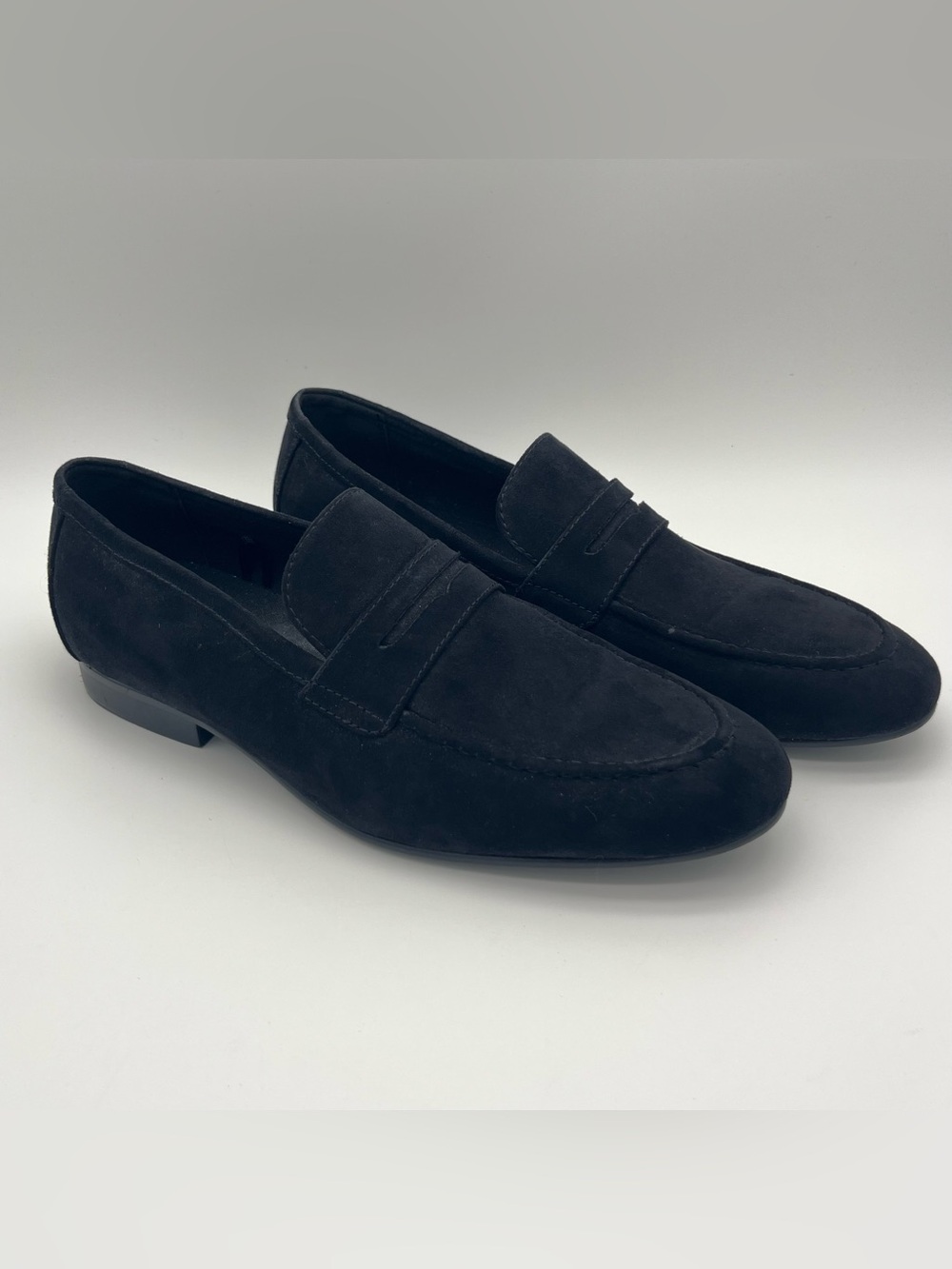 H&M Black Suede Slip-On Loafers 
Men’s size 7.5 EUR 40